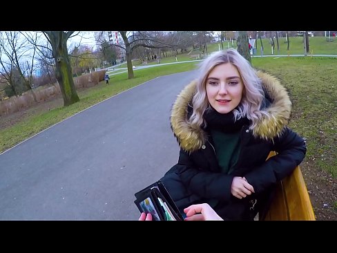 ❤️ Guta zgodnu spermu stranca za novac - pušenje u parku od Eve Elfie ❤❌ Porno fb kod nas ☑